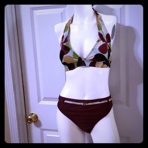 Floral bikini XL